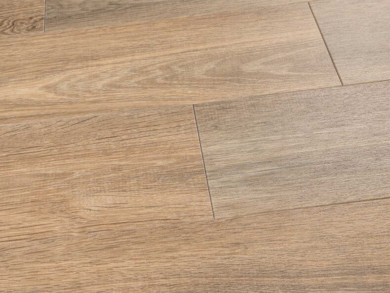 View of Spacia Hampton Oak Narrow Plank luxury vinyl tile by Amtico