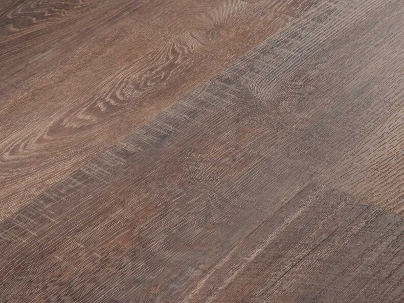 View of Spacia Carriage Oak Wide Plank luxury vinyl tile by Amtico