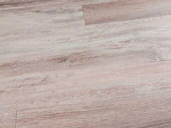 View of Spacia Washed Salvaged Timber Wide Plank luxury vinyl tile by Amtico