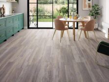 View of Spacia Urban Salvaged Timber Wide Plank luxury vinyl tile by Amtico