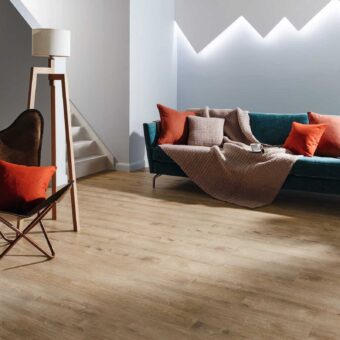 View of Cashmere Oak 2244 luxury vinyl tile by Camaro