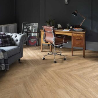 View of Sienna Oak 2248 luxury vinyl tile by Camaro