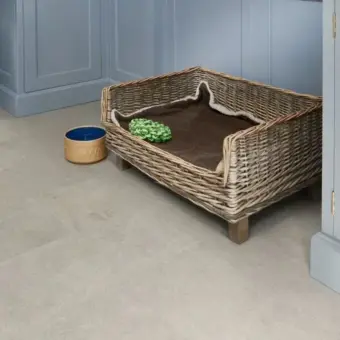 View of Soho Cement 2347 luxury vinyl tile by Camaro