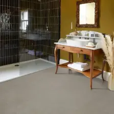 View of Goldstone Micro Terrazzo 2349 luxury vinyl tile by Camaro