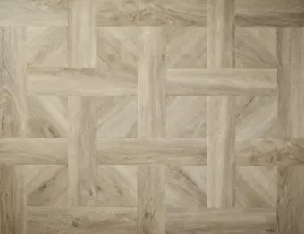 View of Limed Oak (Basketweave) luxury vinyl tile by Elements Inspirations