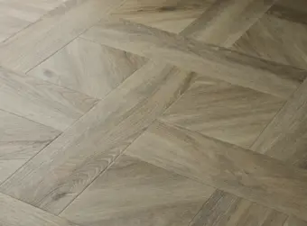 View of Dove Oak (Basketweave) luxury vinyl tile by Elements Inspirations