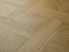 View of Classic Oak (Basketweave) luxury vinyl tile by Elements Inspirations