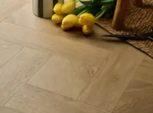 View of Holm Oak (Basketweave) luxury vinyl tile by Elements Inspirations