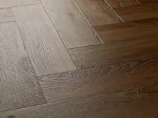View of Espresso (Herringbone) luxury vinyl tile by Elements Inspirations