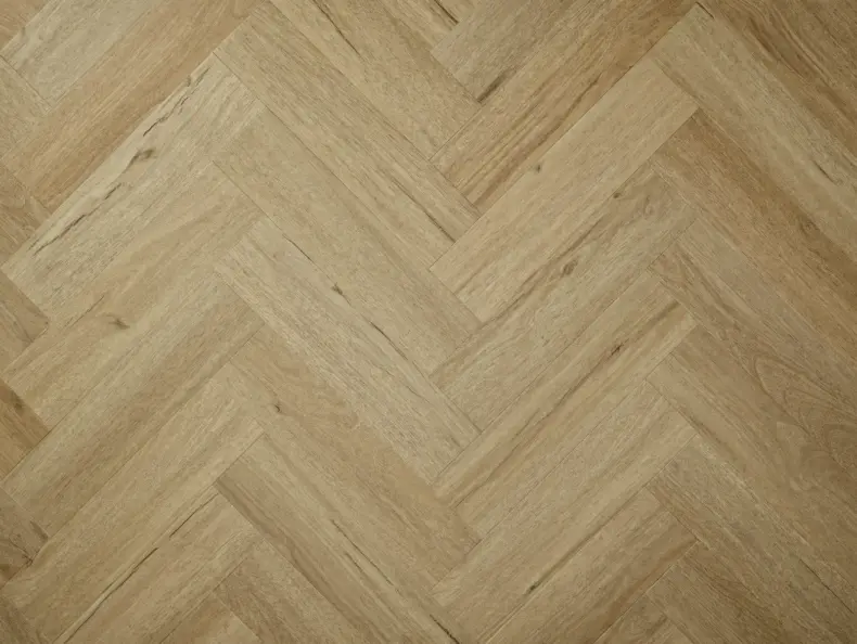 View of Classic Oak (Herringbone) luxury vinyl tile by Elements Inspirations