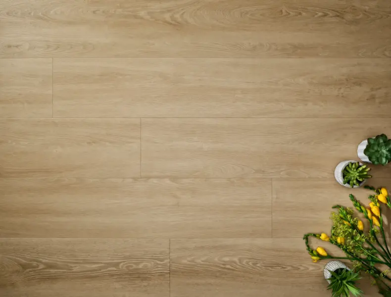 View of Sandy Oak (Plank) luxury vinyl tile by Elements Inspirations
