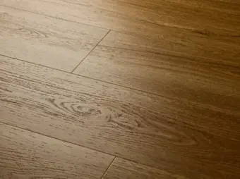 View of Golden Oak (Plank) luxury vinyl tile by Elements Inspirations