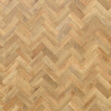 View of AP01 Blond Oak Parquet luxury vinyl tile by Karndean