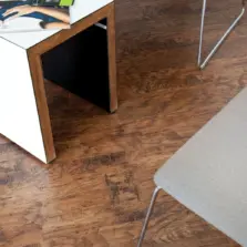 View of EW03 Hickory Nutmeg luxury vinyl tile by Karndean