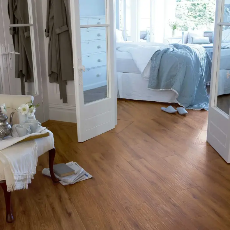 View of HC02 Morning Oak luxury vinyl tile by Karndean