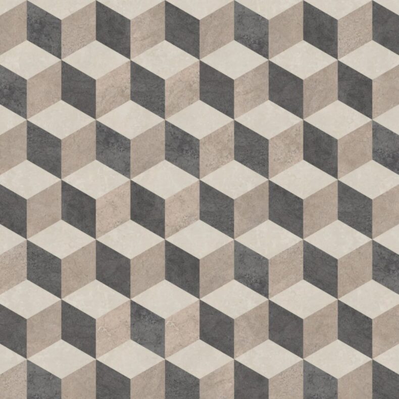 View of KAL02 Cubix luxury vinyl tile by Karndean
