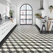 View of KAL03 Cubix luxury vinyl tile by Karndean