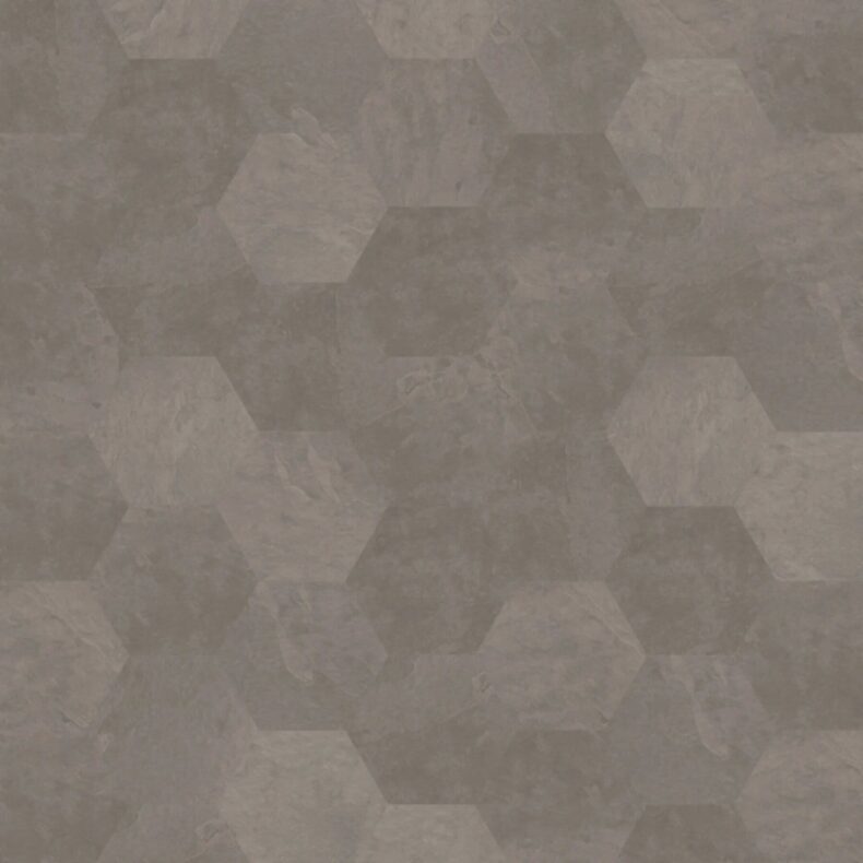 View of KAL08 Hexa luxury vinyl tile by Karndean