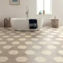 View of KAL09 Hexa luxury vinyl tile by Karndean