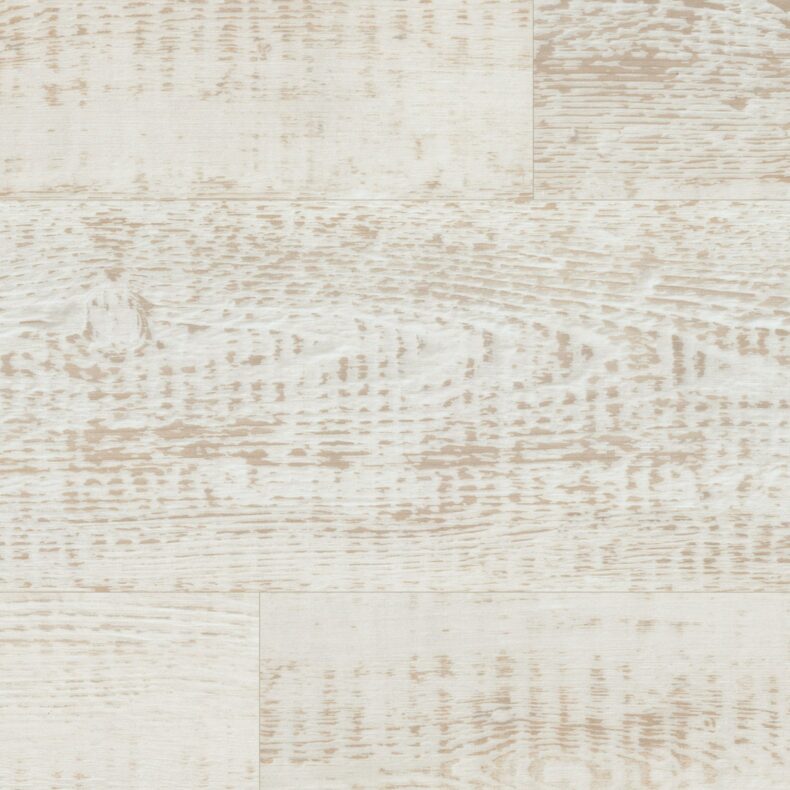 View of KP105 White Painted Oak luxury vinyl tile by Karndean