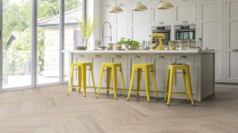 View of KP147 Coastline Oak luxury vinyl tile by Karndean