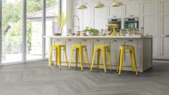 View of KP148 Quayside Oak luxury vinyl tile by Karndean
