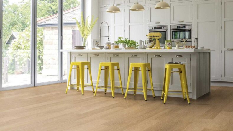 View of KP151 Natural Studio Oak luxury vinyl tile by Karndean