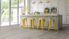View of KP152 Grey Studio Oak luxury vinyl tile by Karndean