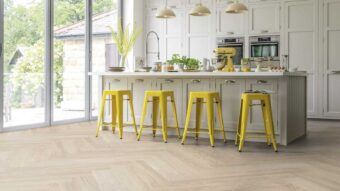 View of KP154 Dutch Limed Oak luxury vinyl tile by Karndean