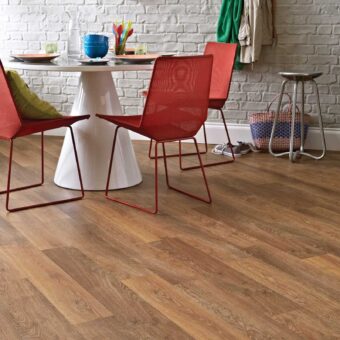 View of KP97 Classic Limed Oak luxury vinyl tile by Karndean