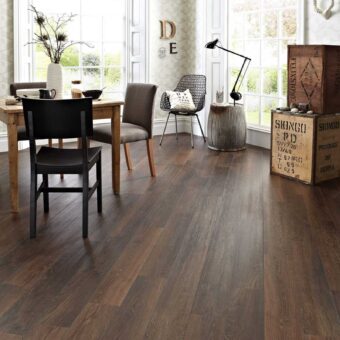 View of KP98 Aged Oak luxury vinyl tile by Karndean