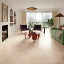 View of LM36 Rose Onyx luxury vinyl tile by Karndean