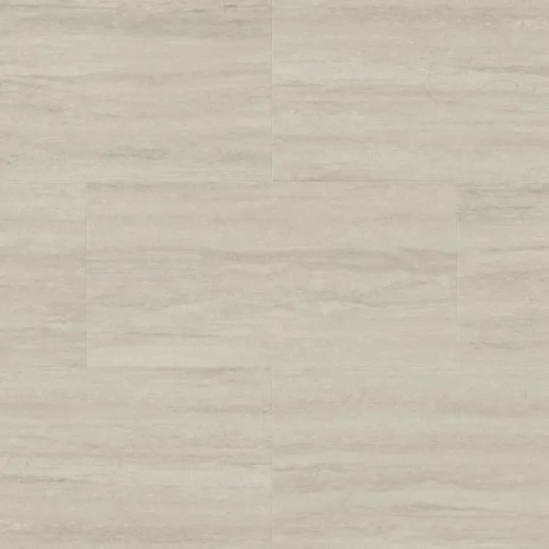 View of LM37 Silk Travertino luxury vinyl tile by Karndean