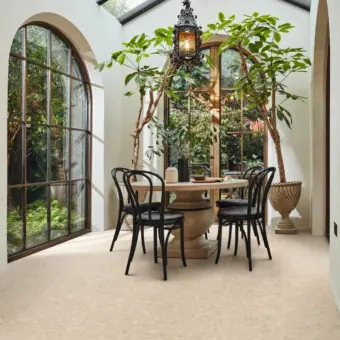 View of LM44 Sabbia Ceppo luxury vinyl tile by Karndean