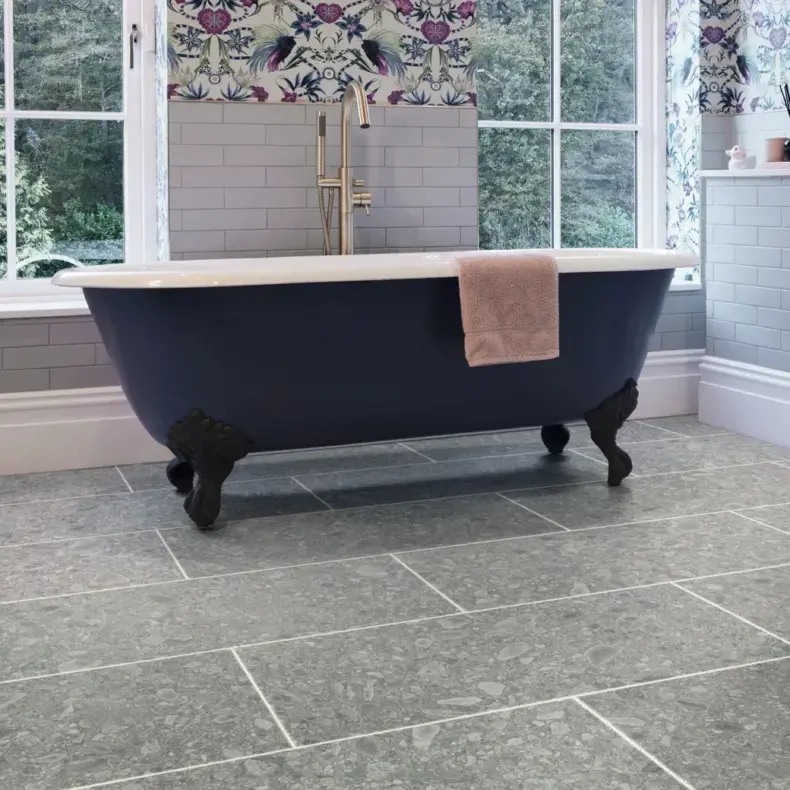 View of LM45 Naturale Ceppo luxury vinyl tile by Karndean