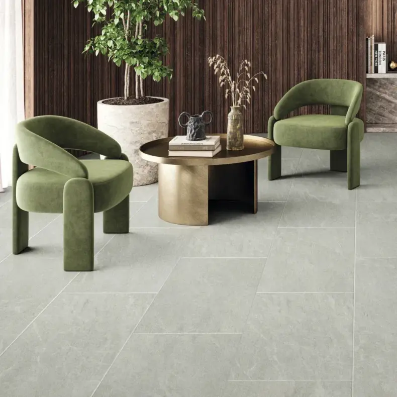 View of LM47 Brenner Quartzite luxury vinyl tile by Karndean