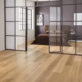 View of RKP8103 Warm Ash luxury vinyl tile by Karndean