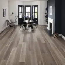 View of RKP8104 Washed Grey Ash luxury vinyl tile by Karndean