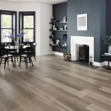 View of RKP8104 Washed Grey Ash luxury vinyl tile by Karndean