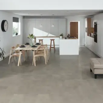 View of RKT2403 Metro Grey luxury vinyl tile by Karndean