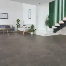 View of RKT2406 Volcanic Black luxury vinyl tile by Karndean