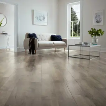View of RL12 Storm Oak luxury vinyl tile by Karndean