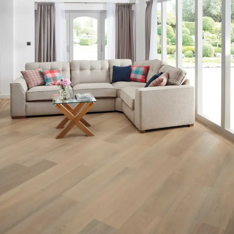 View of RL22 Mountain Oak luxury vinyl tile by Karndean