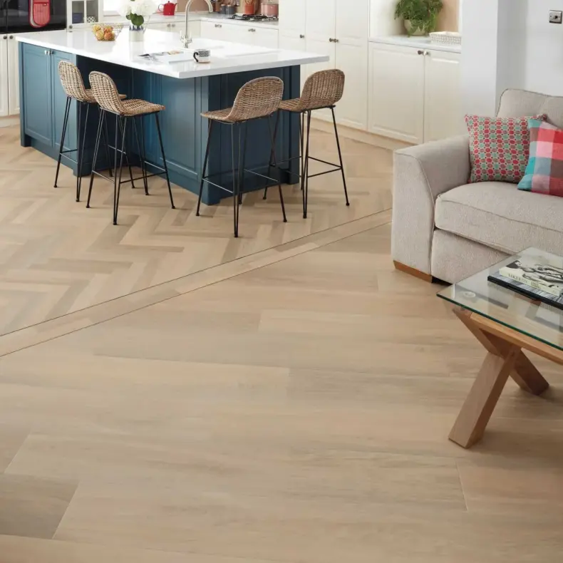 View of RL22 Mountain Oak luxury vinyl tile by Karndean