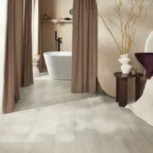 View of RL29 Clay Artisan Oak luxury vinyl tile by Karndean