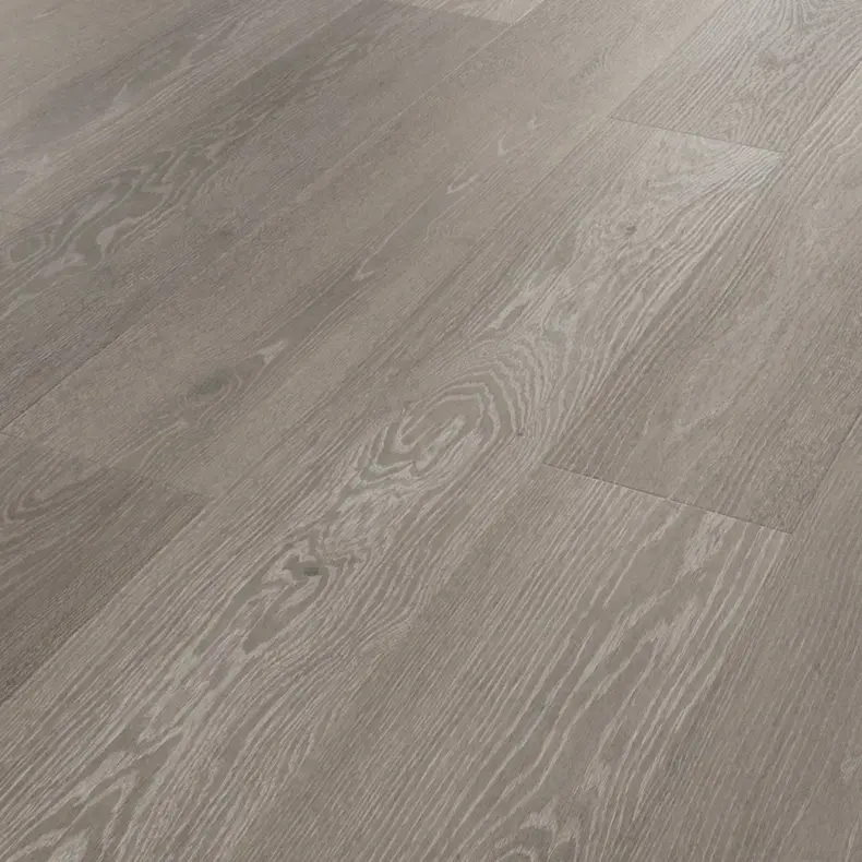 View of RL33 Grey Artisan Oak luxury vinyl tile by Karndean