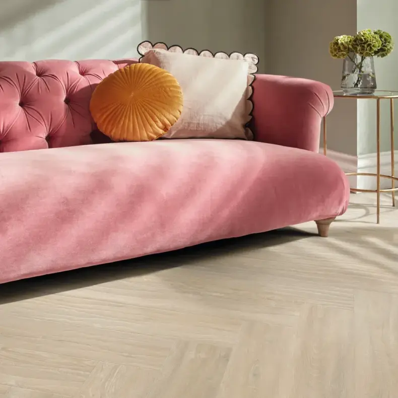 View of RL35 Damask Oak luxury vinyl tile by Karndean