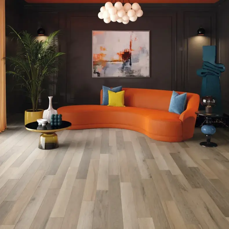 View of RL42 Tolsford Ash luxury vinyl tile by Karndean