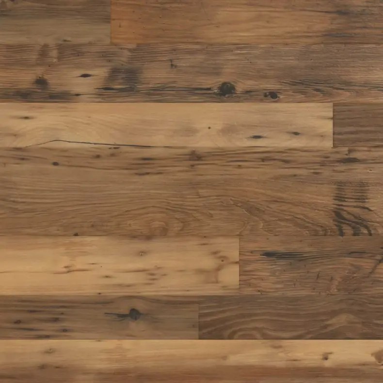 View of RPL-EW21 Reclaimed Chestnut luxury vinyl tile by Karndean