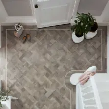 View of SBW-RL12 Storm Oak luxury vinyl tile by Karndean